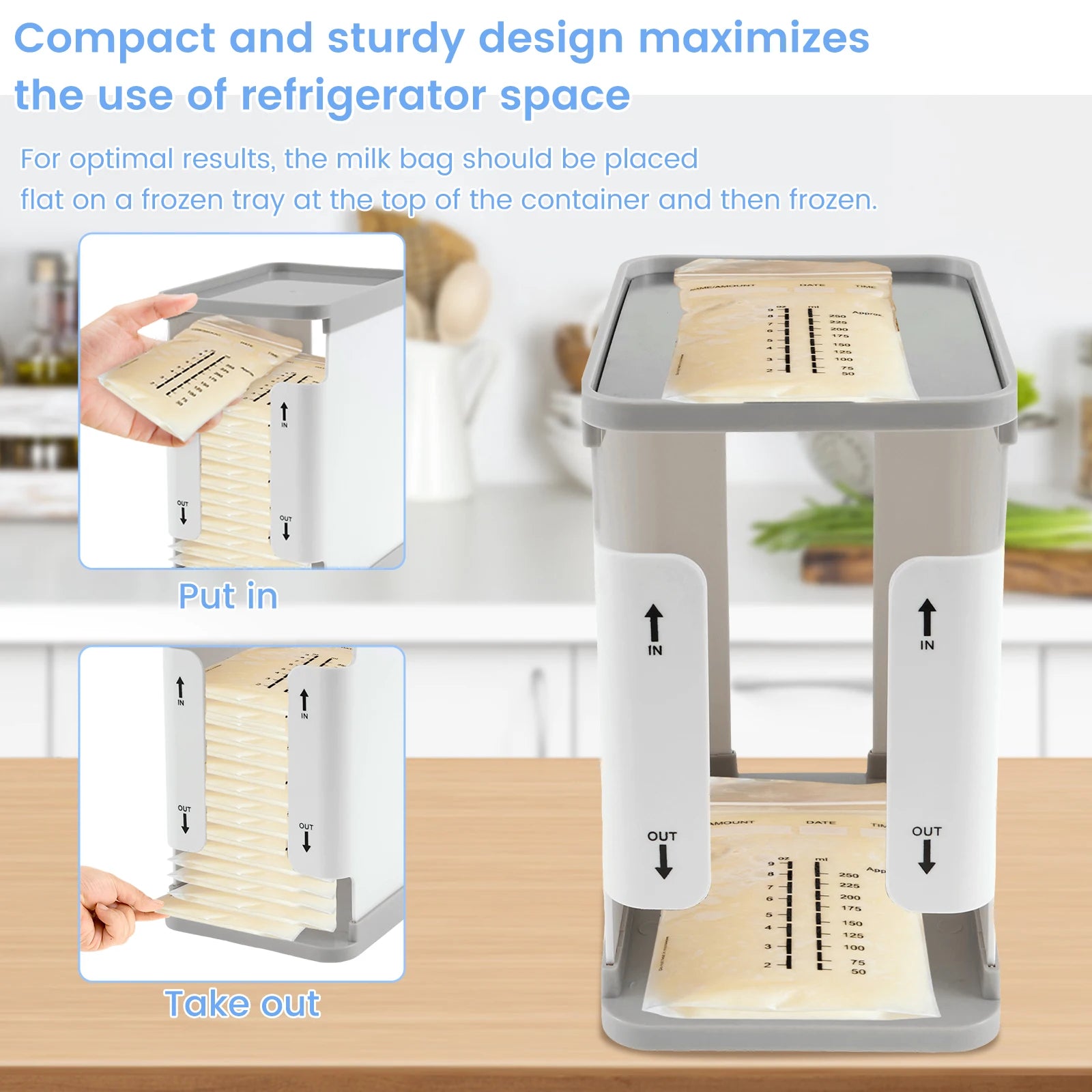 Breast Milk Freezer Organizer